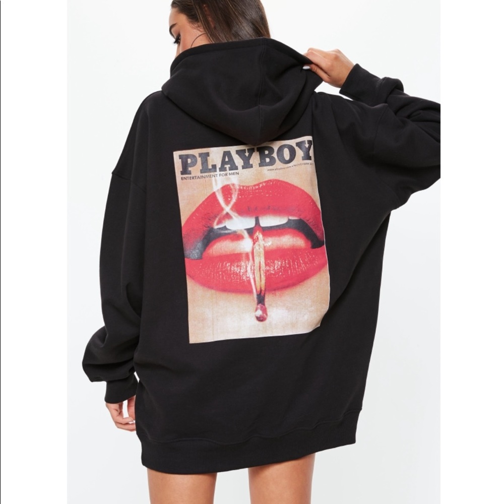 women’s Playboy oversized hoodie/dress